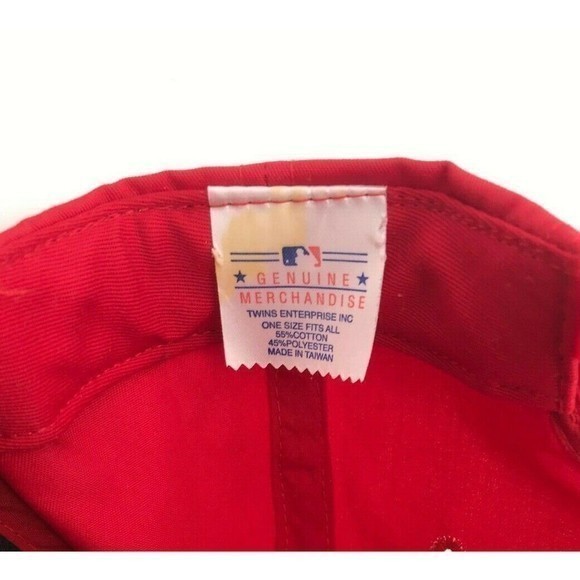 Washington Nationals  Baseball Team Adjustable Snapback Red W Baseball Hat. NWT‎ - Picture 7 of 7